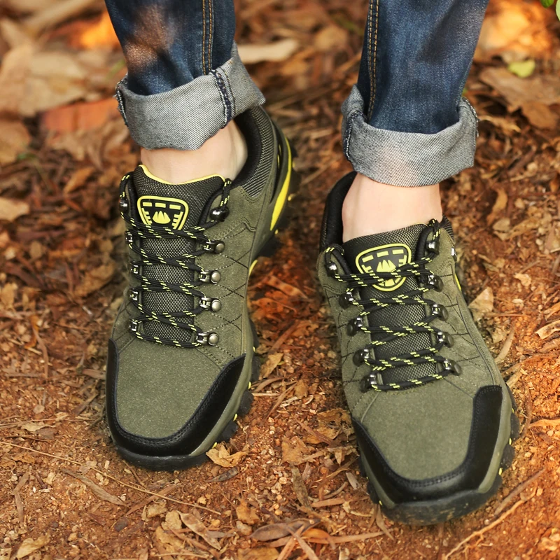 2023 new Hiking Shoes Men Outdoor Mountain Climbing Shoes Unisex Trekking 2025 Shoes Woman Non-Slip Hiking Boots Trekking Sneakers