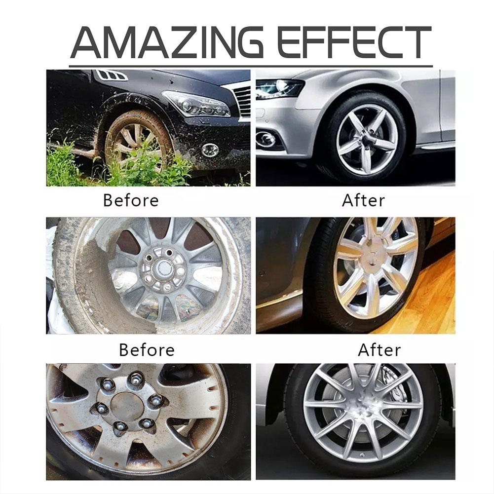 1/2PCS Wheel Cleaner Effective Rust Cleaning Protect Wheels And Brake Discs Auto Detail Chemical Car Care Agent Supplies