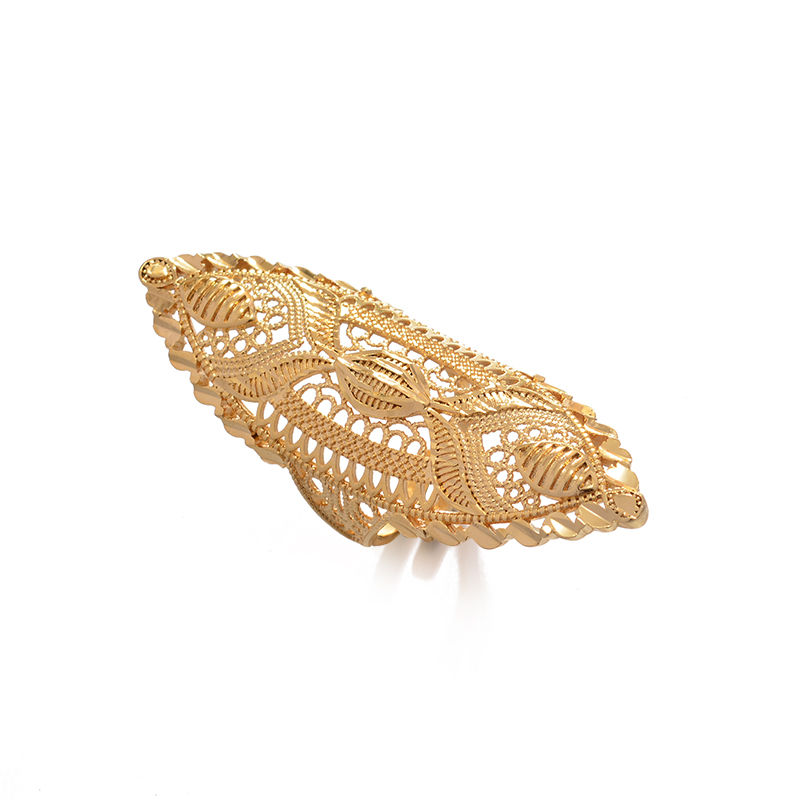 Gold Color Rings for Women Lady Jewelry Accessories Brithday Wedding Bride Party Gift 78787 5 76d22