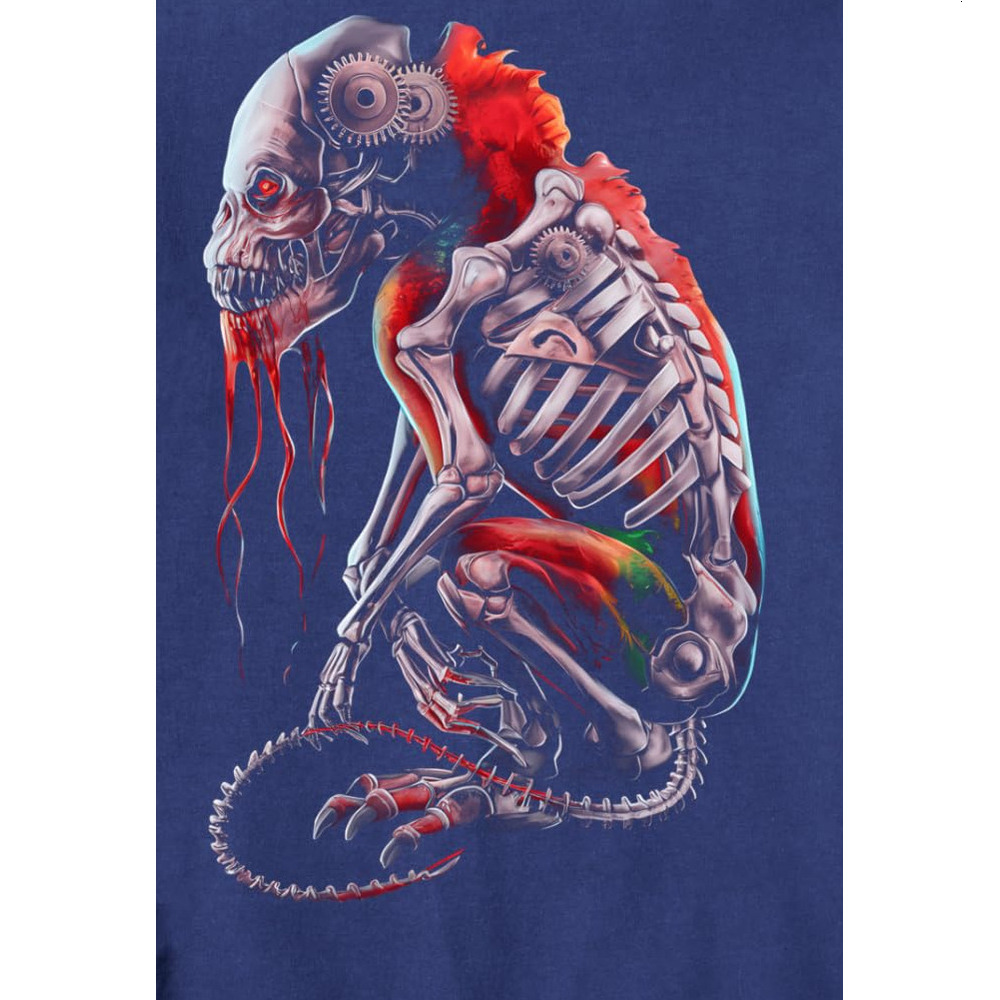 Long Sleeve Shirts for Men sweatshirt Skeleton Monster Halloween Costume Graphic Tee Sweatshirt T shirt Tee Streetwear Casual tops clothes