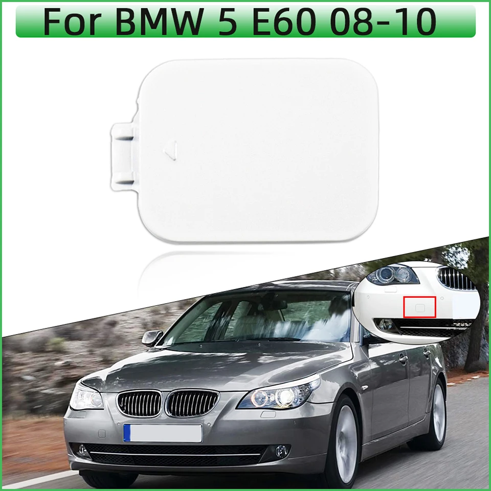 Auto Part Front Bumper Tow Hook Eye Cover Cap For 5 E60 535i 550i 528i 2008 2009 2010 51117184708 Towing Hauling Lid Garnish 2ffe9