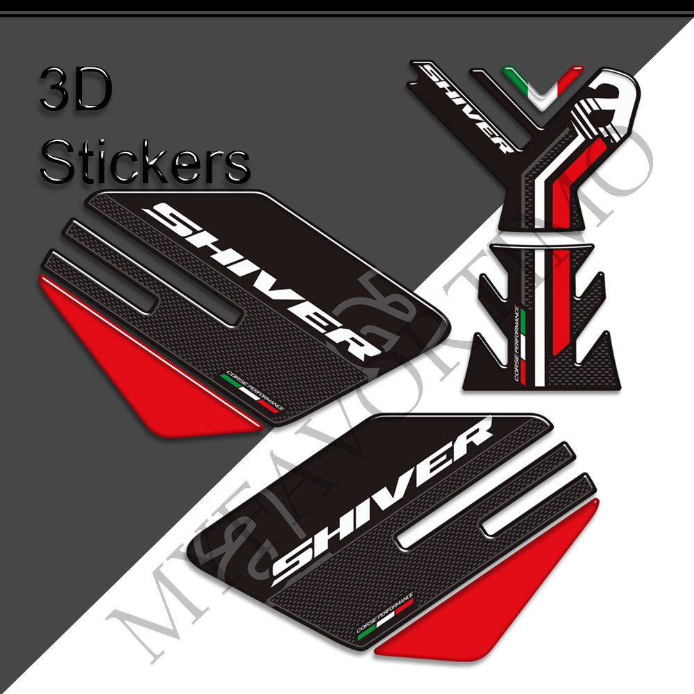 For Aprilia SL 750 900 Shiver Motorcycle Tank Pad TankPad Grips Gas Fuel Oil Kit Knee Stickers Decals Protector da030