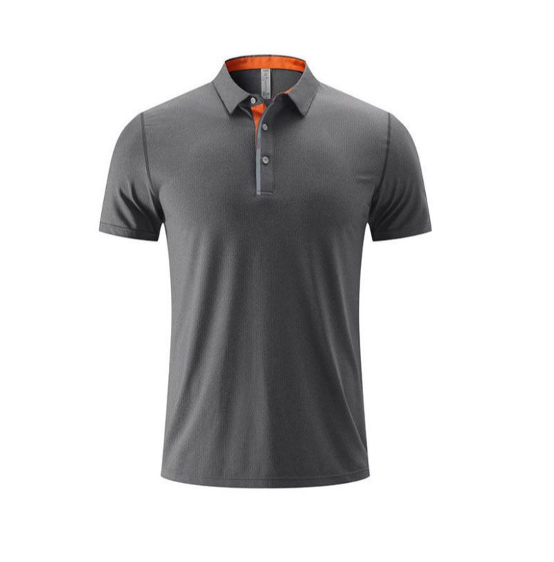 L95 Outdoor Mens Polo Shirt Mens Quick Dry Sweat-wicking Short Top Male Short Sleeve High Quantity yoga Outfit
