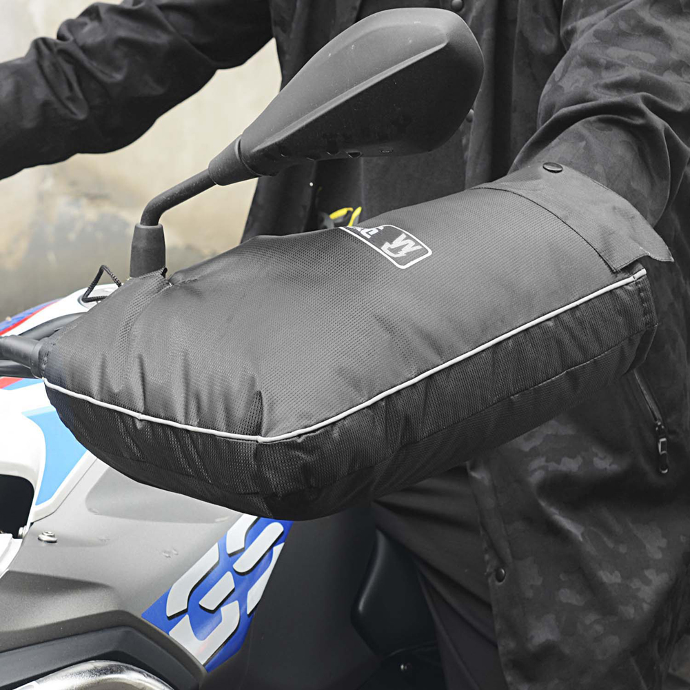Motorcycle Handlebar Muffs Windproof Winter Motorcycle Gloves Waterproof Hand Protector Thickened Handle Bar Cover Soft S25118