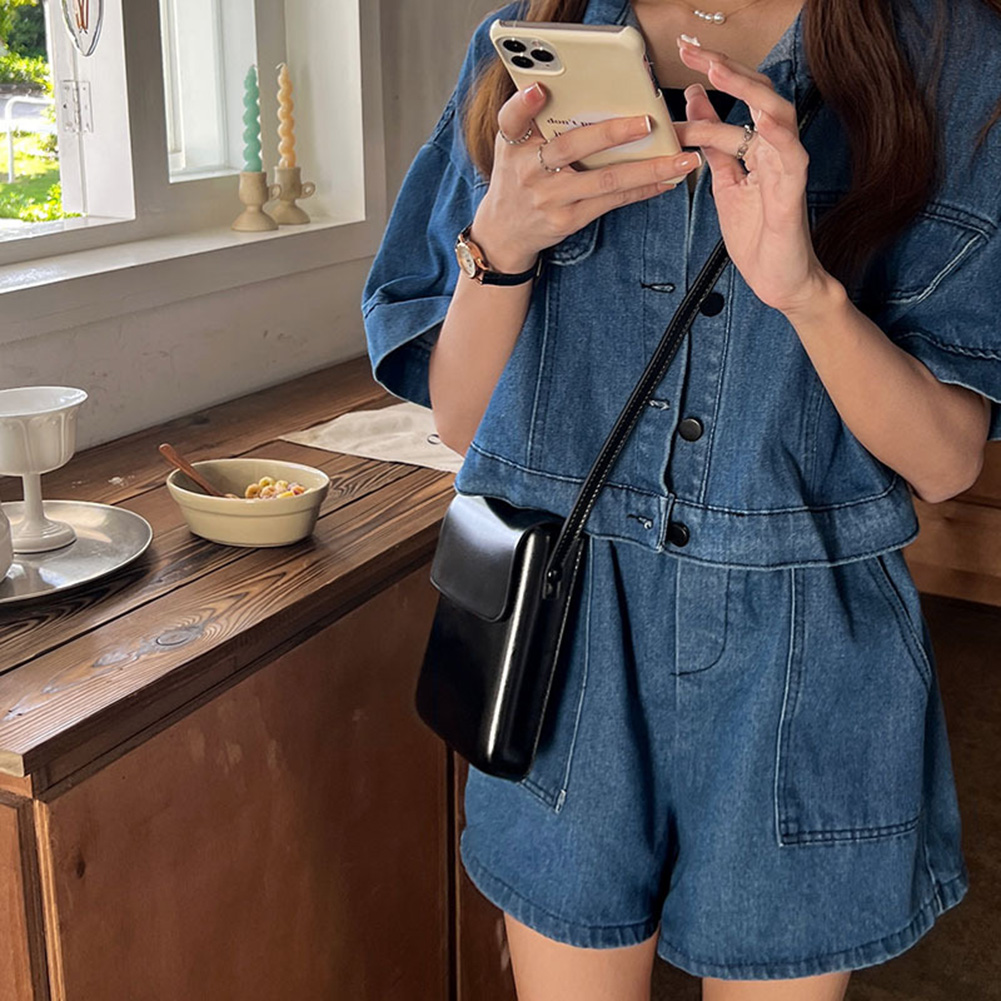 Cute Women Phone Purse PU Leather Crossbody Shoulder Bag Versatile Luxury Handbag Pouch Bolsas Small Mobile Phone Bag Coin Purse