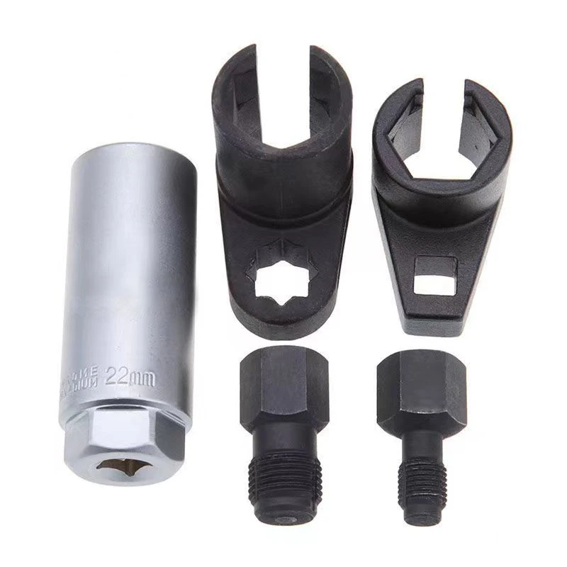 Sensor Kit Oxygen Wrench Thread Chaser Tool Fit for Auto O2 Socket Removal Install Offset Vacuum Sensor Socket smile