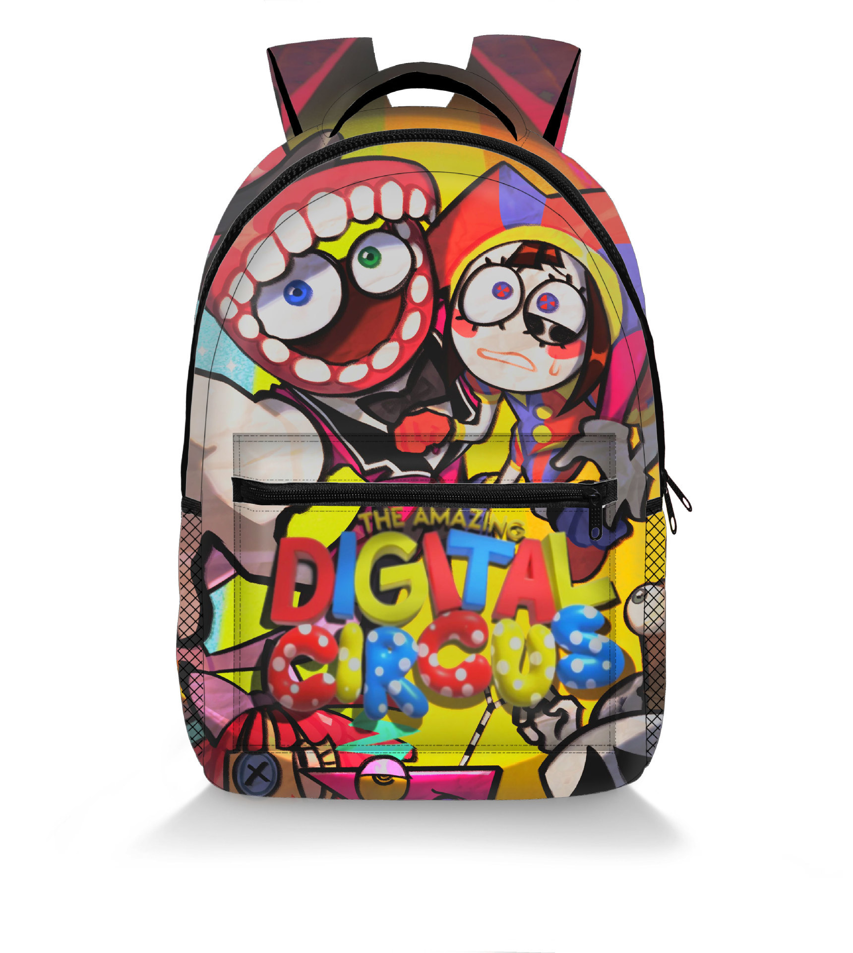 The Amazing Digital Circus Backpack Digital Circus School Backpack Multi Color Digital Circus School Bag Kids Christmas Gifts