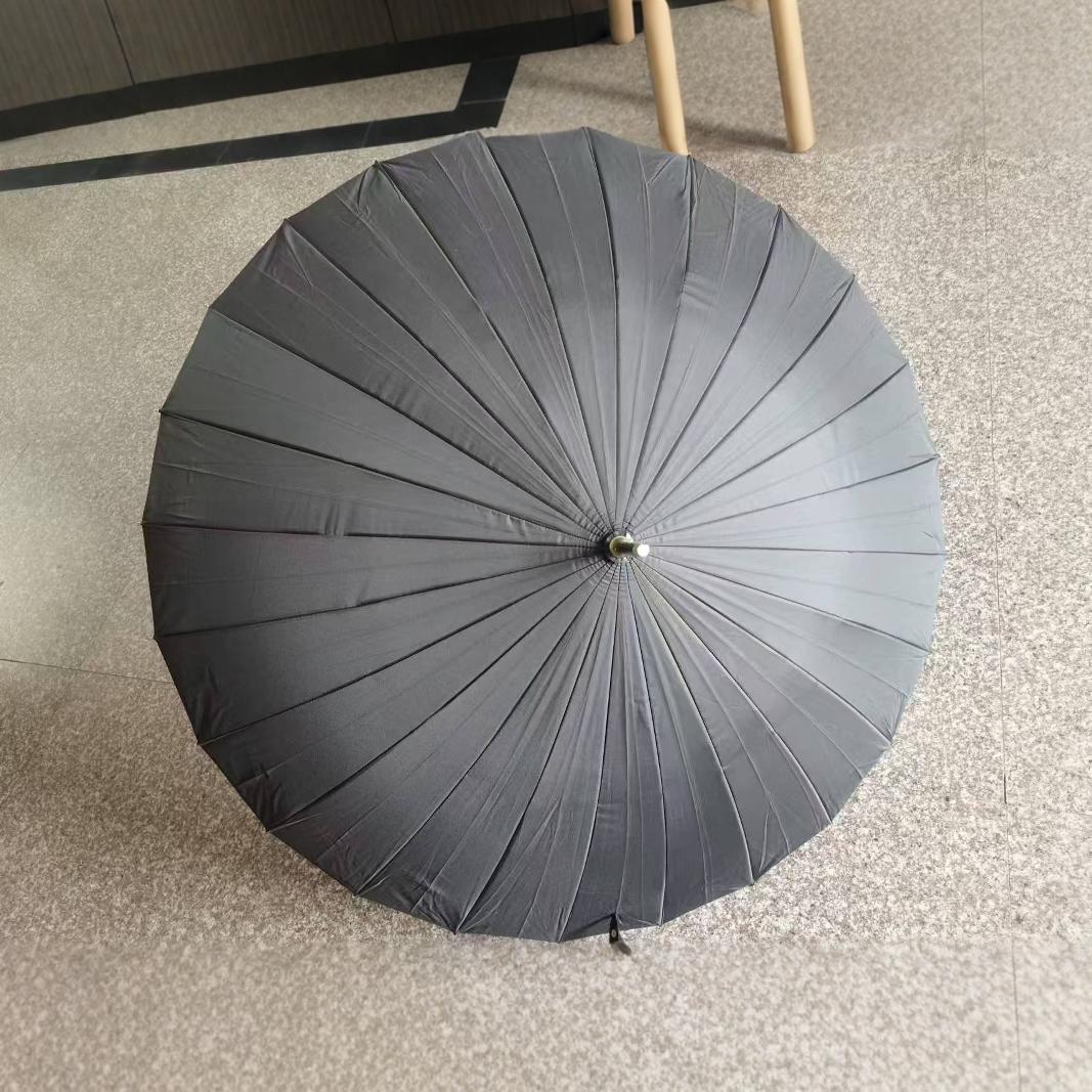 Heavy Duty Weatherproof Straight Pole Umbrella with Ergonomic Extended Grip