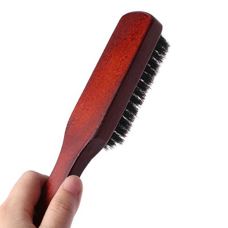Brush wooden handle brush comb keratinization straightening W241112