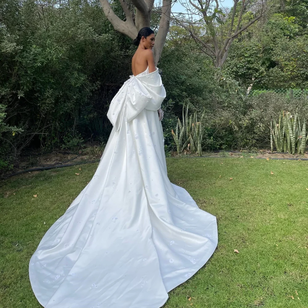 Qcenkeren Vestidos de novia Sweetheart Wedding Dresses Mermaid Elegant Appliques Sweep Train Bridal Gowns For Sexy Women 2024