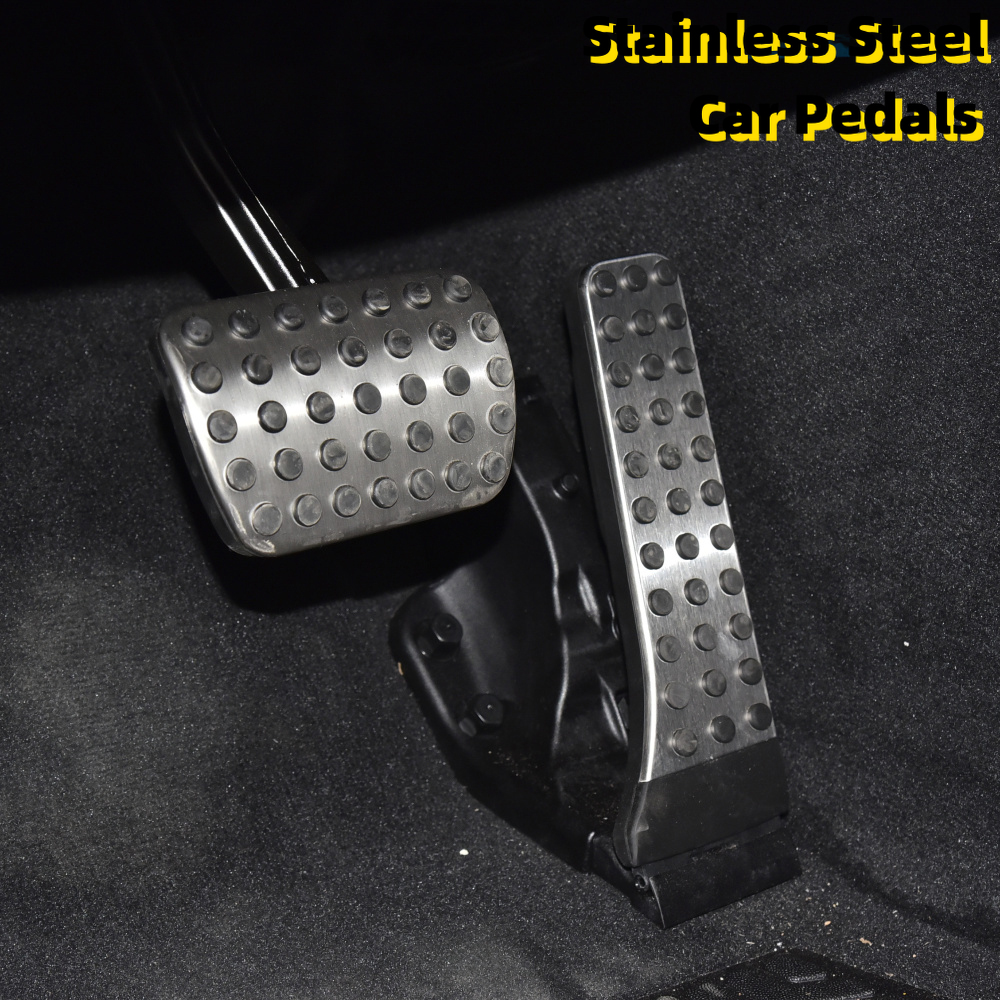 Car Accessories Brake Clutch Pedal Pad Covers For Mercedes Benz W124 W202 W203 W140 W208 W210 W211 W220 R170 R171 R-Class AT/MT