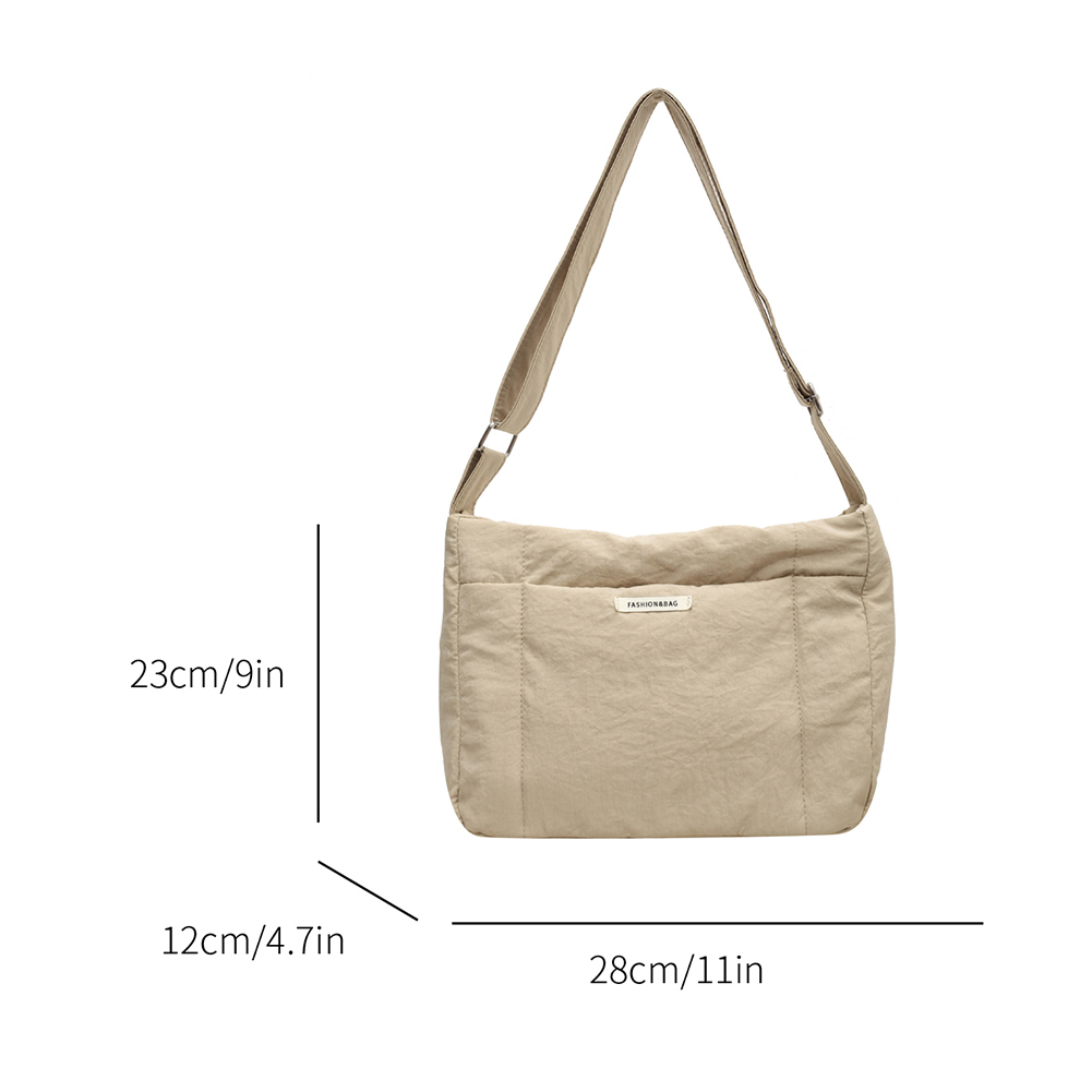 New Fashion Space Padded Cotton Women Shoulder Bags Winter Nylon Down Quilted Shopper Sling Bags Female Crossbody Bags Pouch