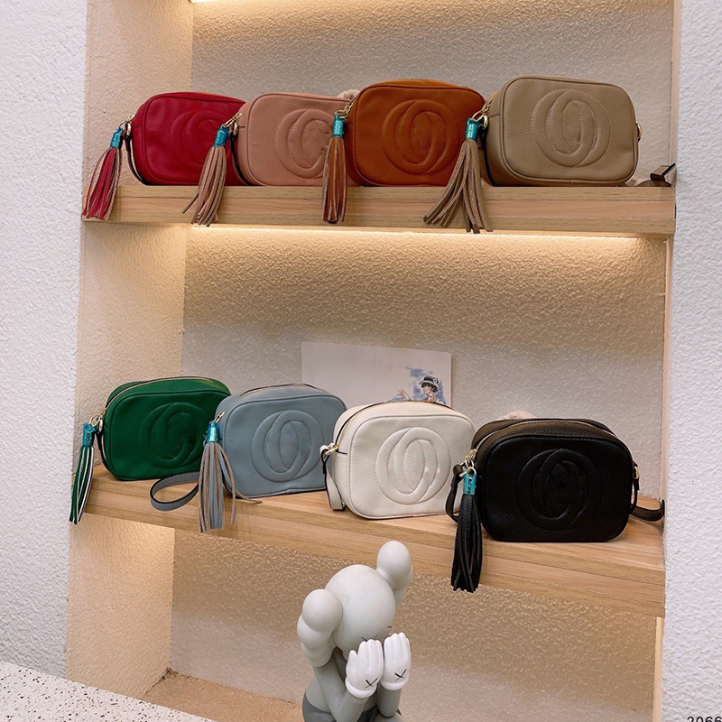 Womens Marmont Luxurys Shoulder Designer Camera Soho Disco Purse And Handbag Leather Tote Fashion Bag Man Zipper Tassel Even new Clutch Top Crossbody Bags