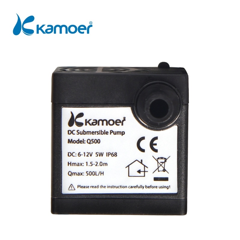 kamoer Submersible Water Fountain Pump Filter Fish Pond Aquarium Water Pump Tank Fountain Q500
