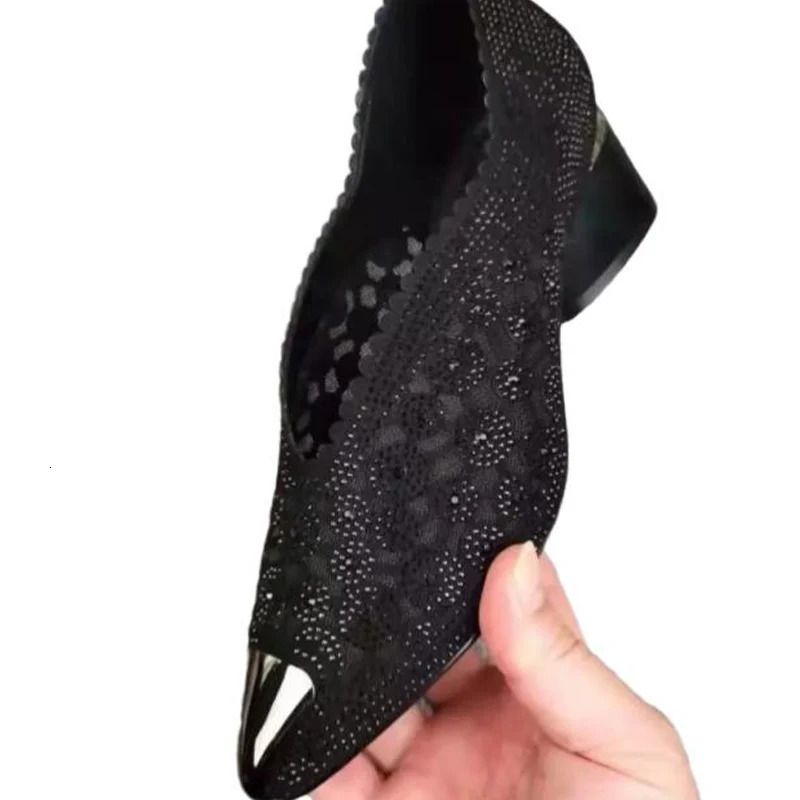 Short and chubby lace sexy toe womens shoes summer er mid boots light mature dress womens shoes pump unprinted good product Zapatos 241111