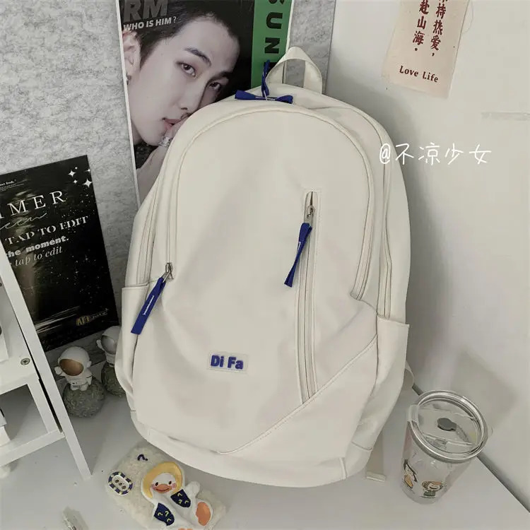 sense niche backpack Ulzzang Harajuku Japan large capacity simple clown bag college student backpack 241111