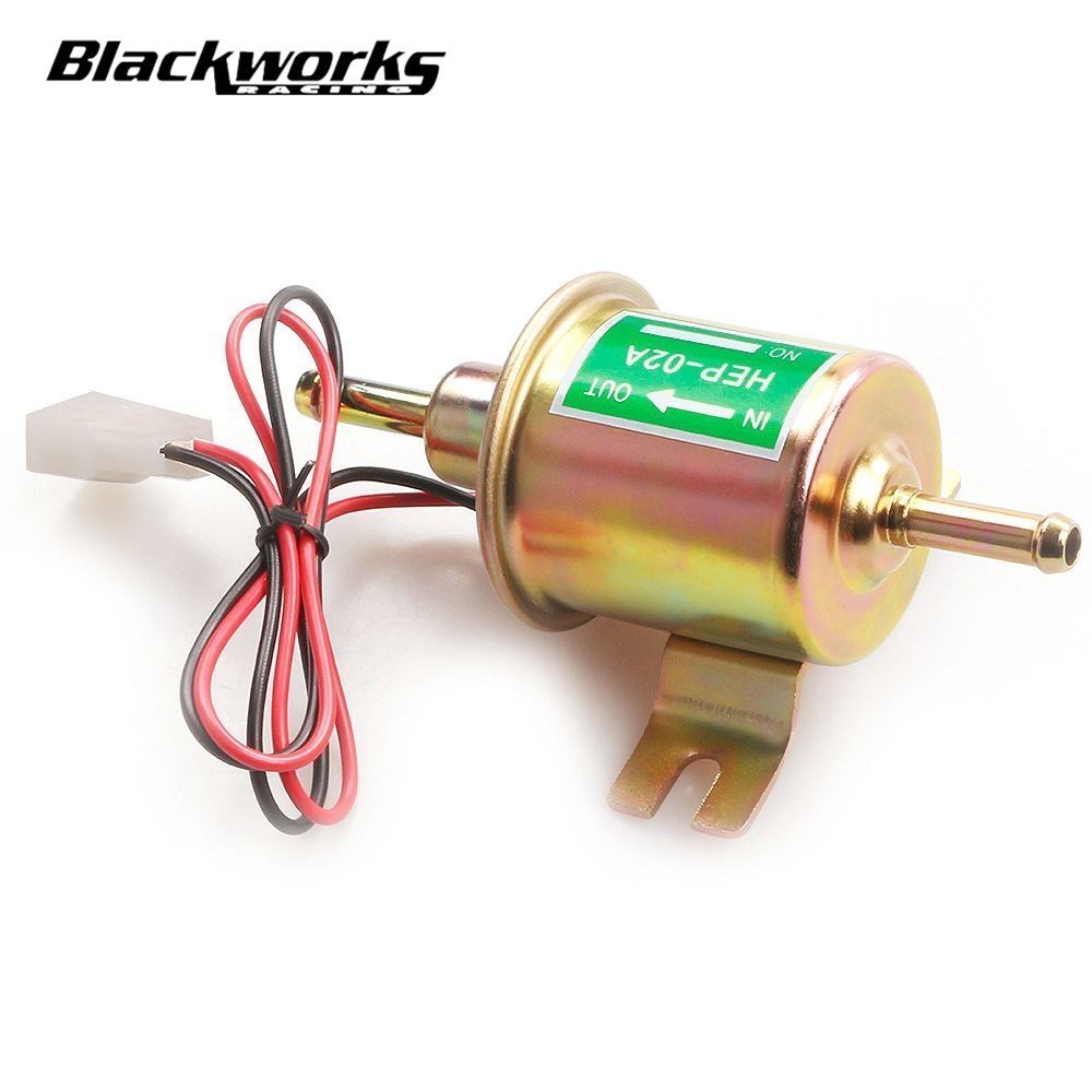 Universal Electric Fuel Pump Low Pressure Bolt Fixing Wire Diesel Petrol 12V HEP-02A For Car Carburetor Motorcycle ATV