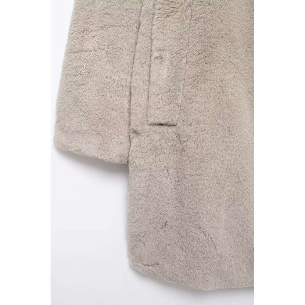 shanshi fur coat women autumn fashion new artificial fur effect coat for women's clothing