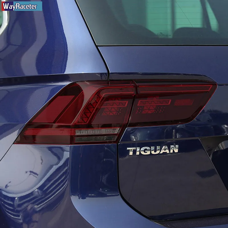 Car Headlight Protective Film Tint Taillight d Black Transparent TPU Sticker For VW Tiguan 2017-2019 Accessories