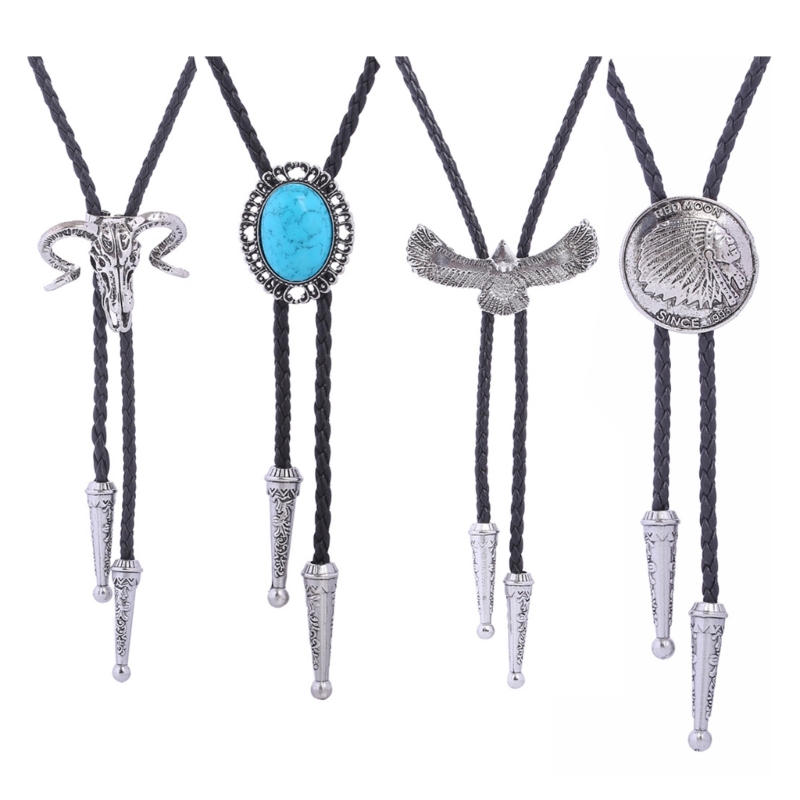Adjustable Bolo Tie Popular Western Cowboy Teens Men Necklaces Dance Necktie Drop Shipping 5b2d0 5 96832