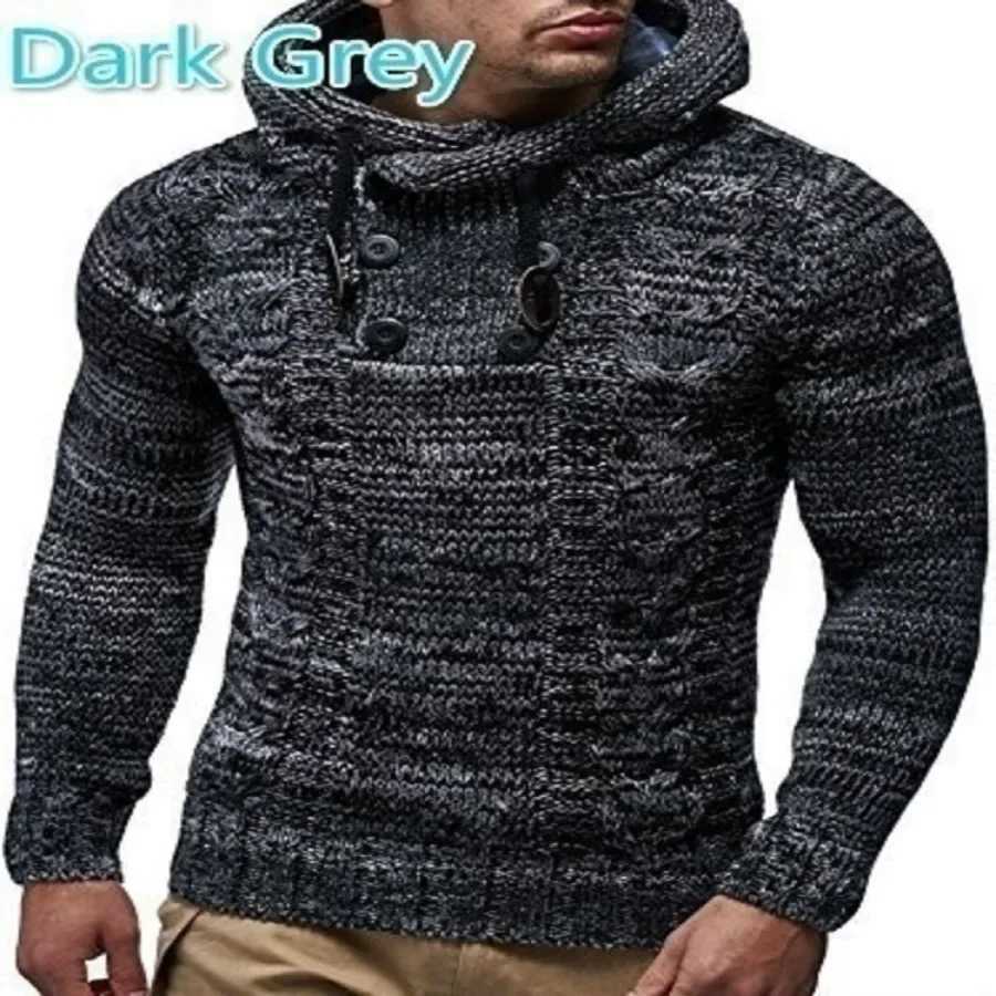 2024 fashion knitted hooded sweater mens solid turtle neck long sleeved ultra-thin floral top autumn and winter casual mens street clothing W2411111