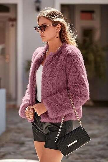 shanshi fur coat women Fashion Show Women's Autumn/Winter Imitation Fur Medium to Long Coat