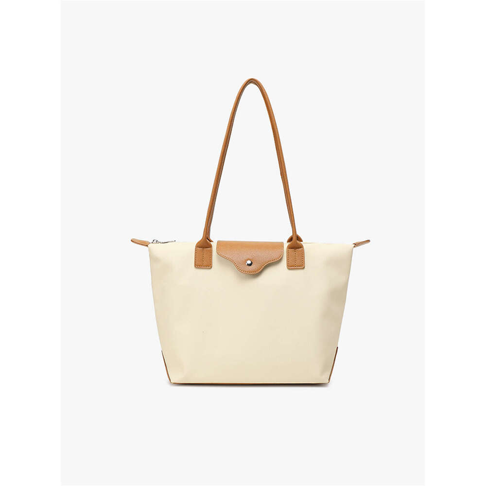 College style capacity work commute waterproof computer shoulder Tote for women travel texture lightweight large bag