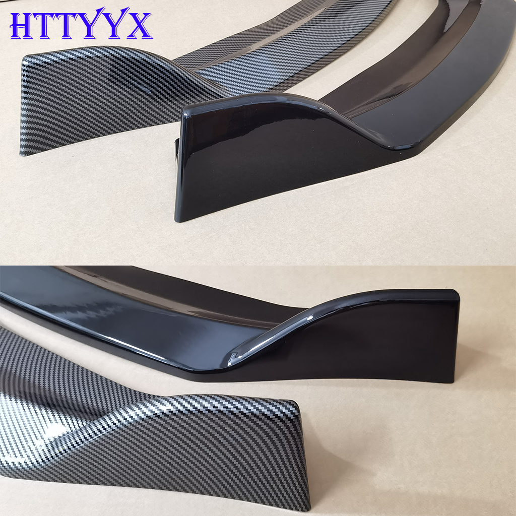 Gloss Black Car Front Bumper Splitter Lip Diffuser Body Kit Spoiler Guard For Audi A3 S3 8V S-Line 2017 2018 2019 2020