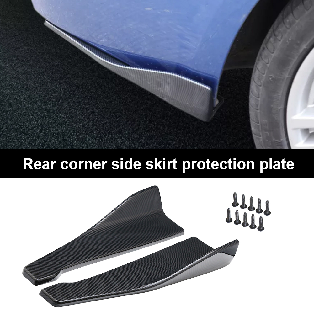 Universal Car Side Skirt Spoiler 48CM Length Splitter Rear Bumper Diffuser Canard Protector Exterior Decoration