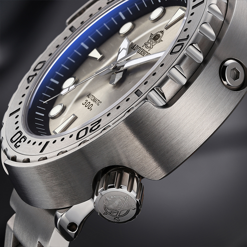 ADDIESDIVE Tuna Men Watch Luminous 30Bar Waterproof Calendar Display Sapphire Glass NH35 Automatic Mechanical Diver's Watch