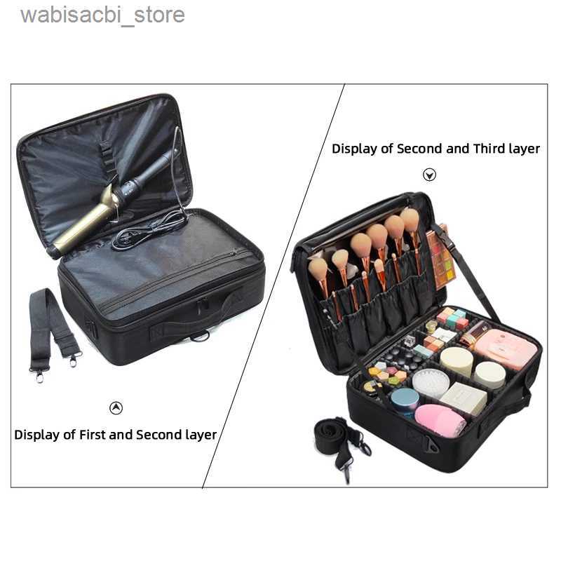 Cosmetic Bags Travel Makeup Bag Professional Make Up Box Cosmetics Pouch Bags Beauty Case For Makeup Women Fashion Cosmetic Bag L49
