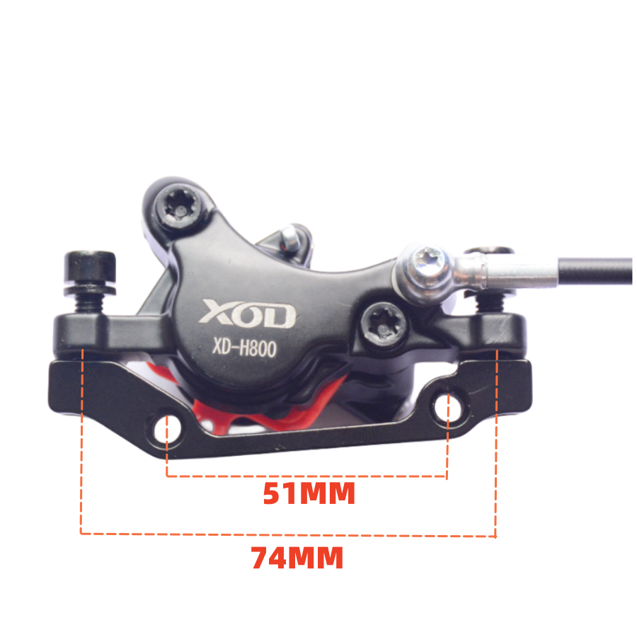 XOD Electric Bicycle Scooter Brakes XD-H800 / XD-H880 1350MM 2000MM Waterproof 2 Pin Cut Off Power Brake