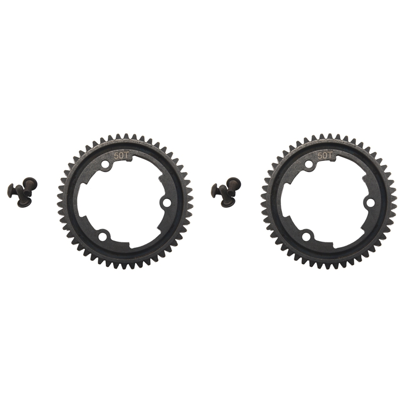 2X Hot Racing Harden Steel 50T 1Mod Main Spur Gear For RC Car Traxxas 1/5 X-Maxx 1/7 XO-1 1/10 E-Revo VXL New MAXX A