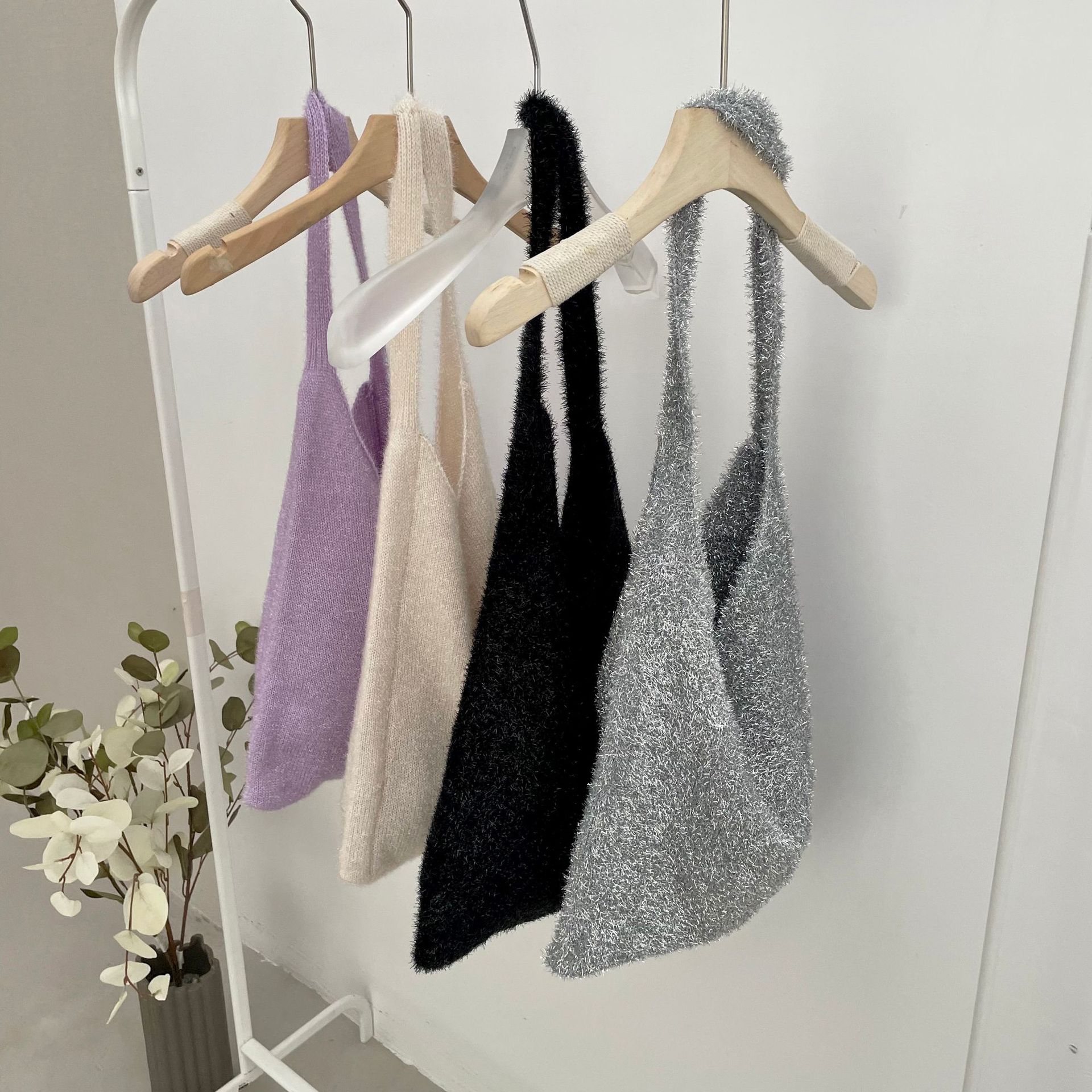 Pleuche Y2K Silver Big Soft Shoulder Bags for Women 2023 Luxury Brand Small Armpit Bag Female Underarm Handbags and Purses