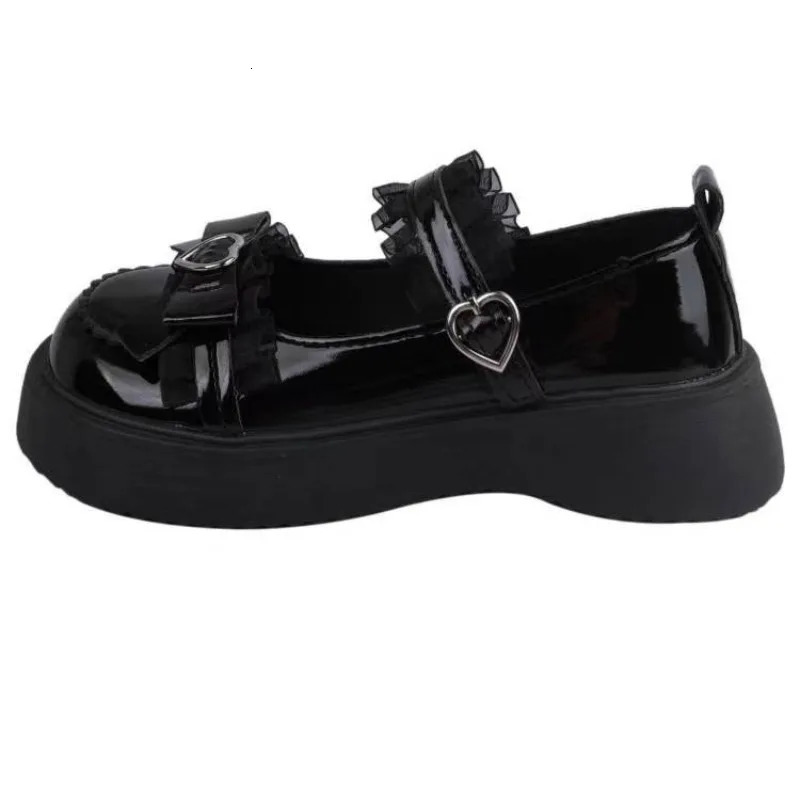 Solid Square Heel Mary Janes Round Toe High Quality Shoes Female Buckle Strap Metal Decoration Mid Heel Pumps 241112