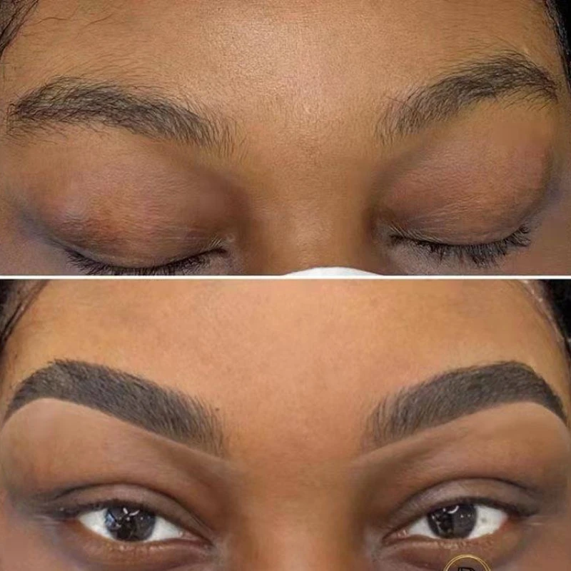 1pcs HENNA EYEBROWS TINT Professional Brow Dye Cream Makeup Waterproof Long-lasting Dye Tattoo Cream Henna Eyebrow brow liner beada