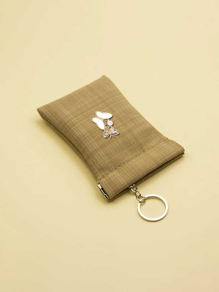 Scratch-Free Key Wallets - PU Coin Purse Eye-Catching Decor Necklace db879