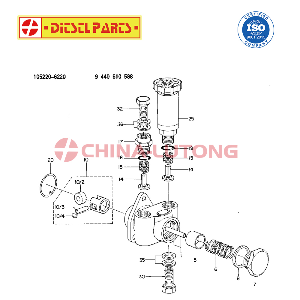 Diesel Fuel Feed 105220-6220 Supply Pump 105220-6290 For Engine Isuzu 4JA1 FP009 Doosan Daewoo MEGA 160 TIER-II DH220-5 Exc