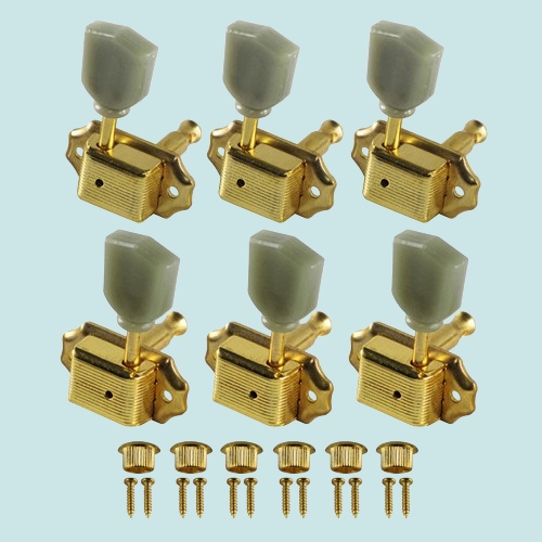 3R3L Vintage Style Acoustic Guitar Tuning Pegs Machine Heads for Gibson Les Paul LP Guitar Replacement