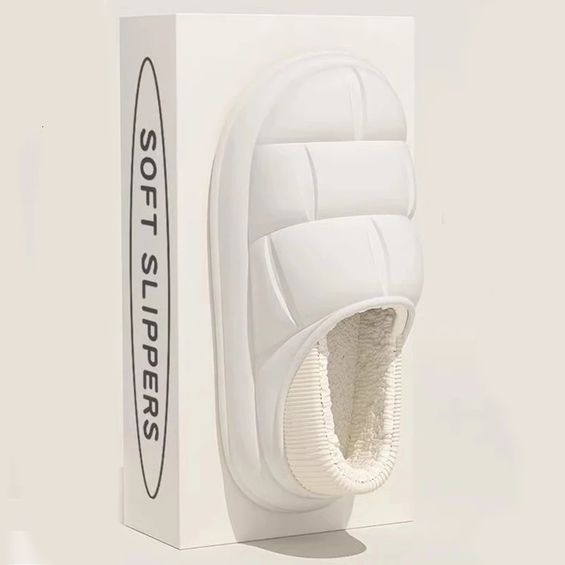 Waterproof cotton slippers for women winter petals autumn and winter styles indoor home and outdoor cotton shoes for men 241112