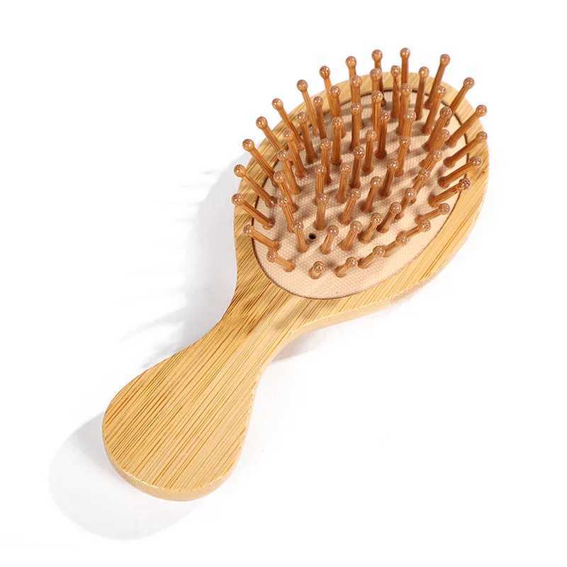 New Sdottor Wood Bamboo Brush Air Massage Comb Anti static Scalp Comb Air Bag Hair Care W241112