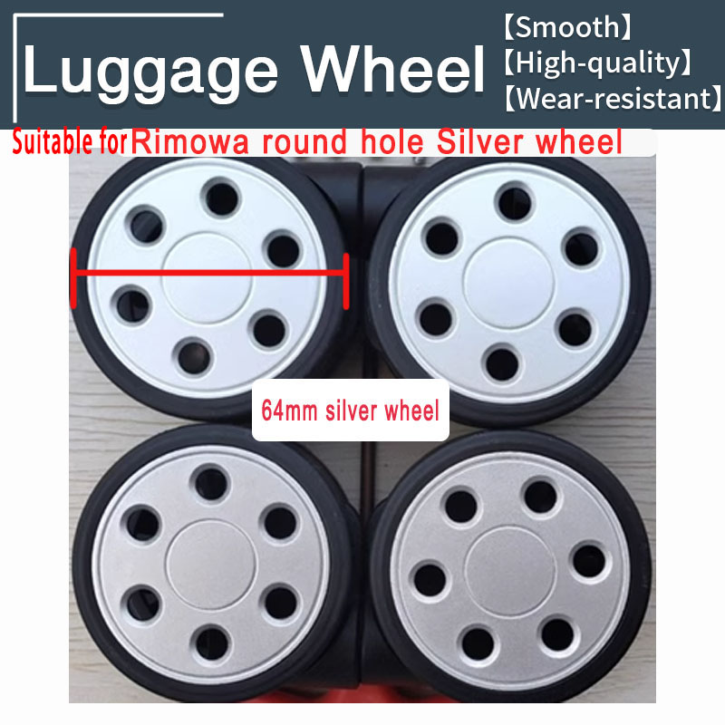 Suitable For Rimowa Brand Wheel Suitcase Pulley Roller Luggage Suitcase Load-bearing Wheel Suitcase Wear-resistant Casters