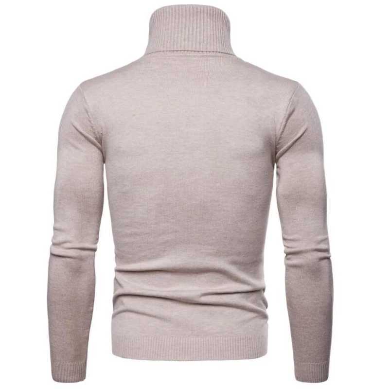 New mens fully matched turtle neck sweater Korean version ultra-thin solid color lightweight board mens casual zipper sweater W2411111