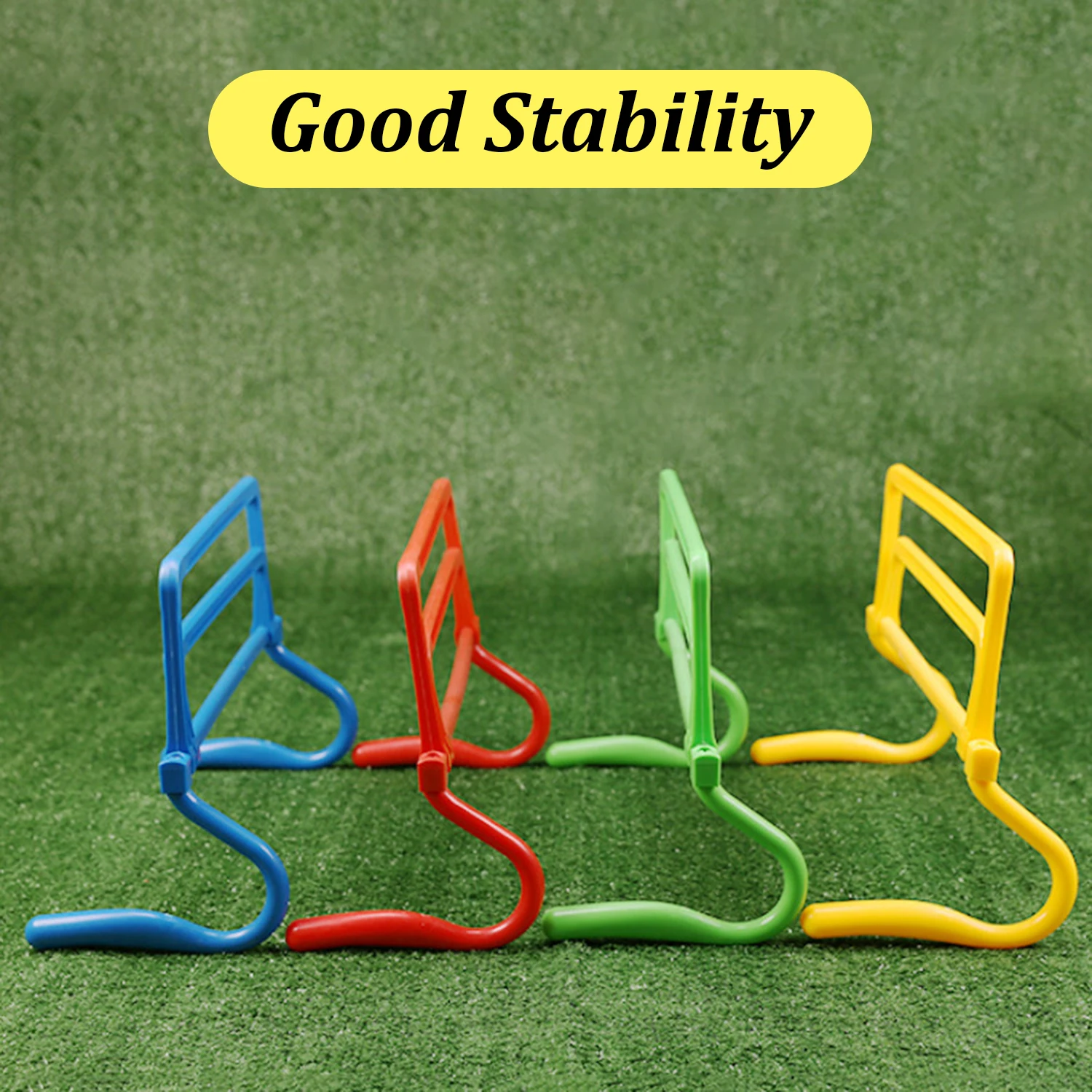 Adjustable Height Hurdle Foldable Soccer Obstacle Racks for Agility Speed Training Soccer Equipment Outdoor Exercise Ladder Rack