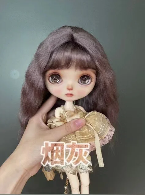 Doll Wigs for Blythe Qbaby natural Simple basic Mohair Microvolumes curls 9-10 inch head circumstance Free Shipping ba1c8
