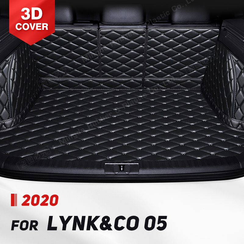 Auto Full Coverage Trunk Mat For LYNK&CO 05 2020 Anti-Dirty Car Boot Cover Pad Cargo Liner Interior Protector Accessories b9904