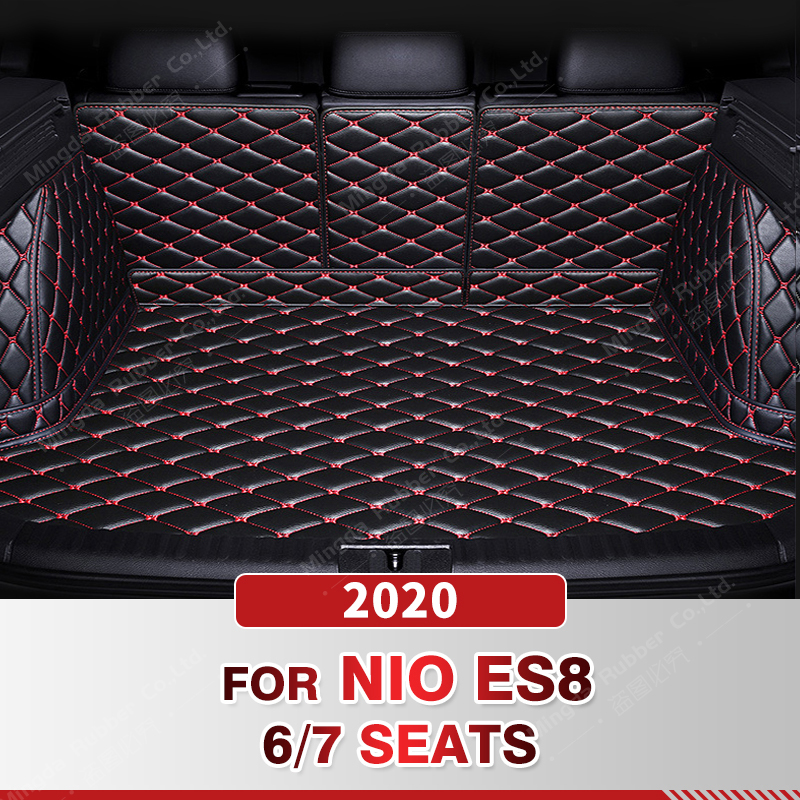 Auto Full Coverage Trunk Mat For NIO ES8 6/7-Seat 2020 Car Boot Cover Pad Cargo Liner Interior Protector Accessories 05d25