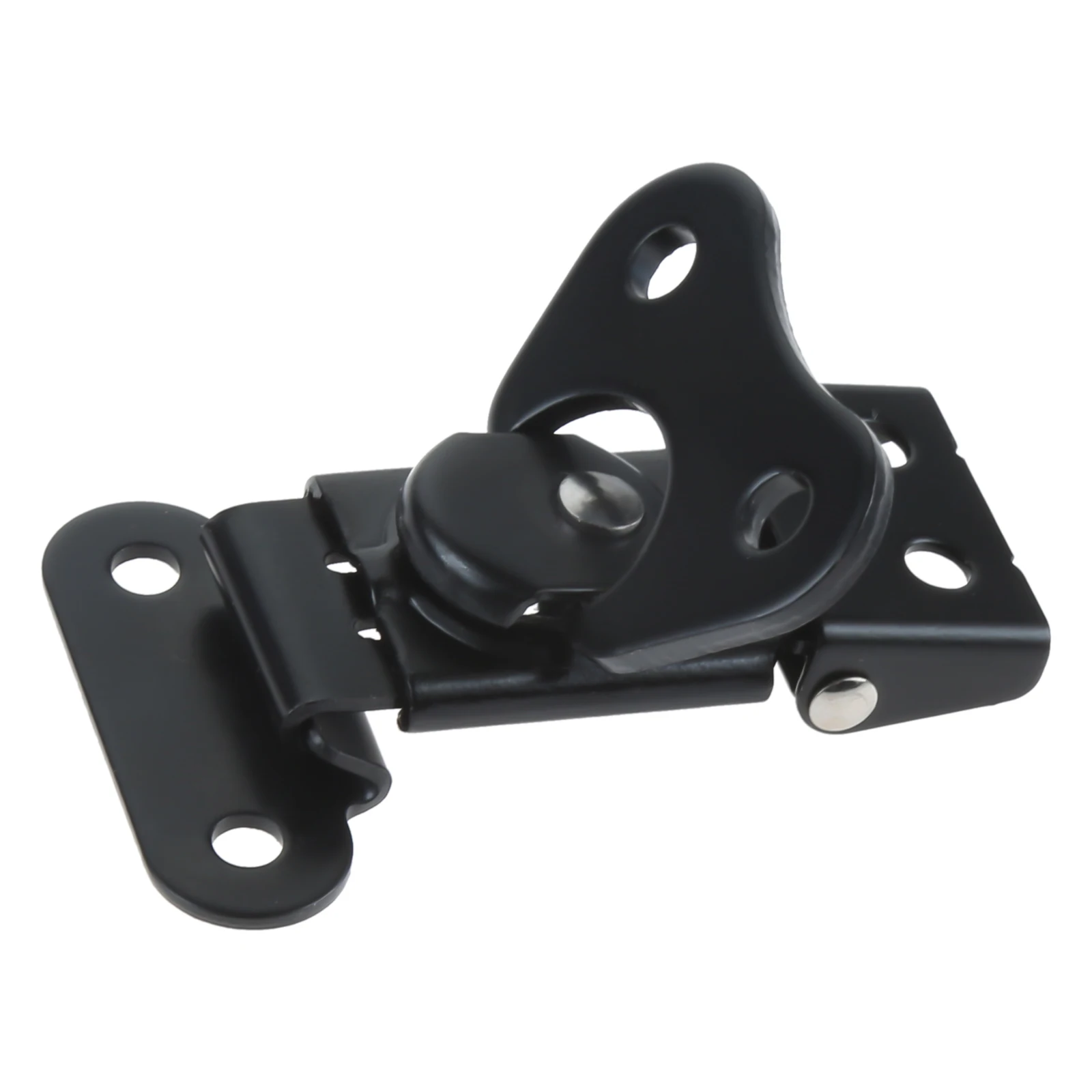1pc Butterfly Twist Latch & Keeper Toggle Clamp Black Metal Flat Lock Core Buckle Flight Case Luggage Toolbox Cabinet Furniture