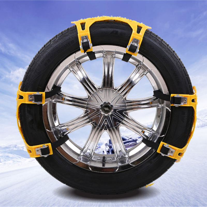 3 PCs Universal with Mud Road Anti-Skid Emergency Car Cleat Tire Nonskid Snow Chain
