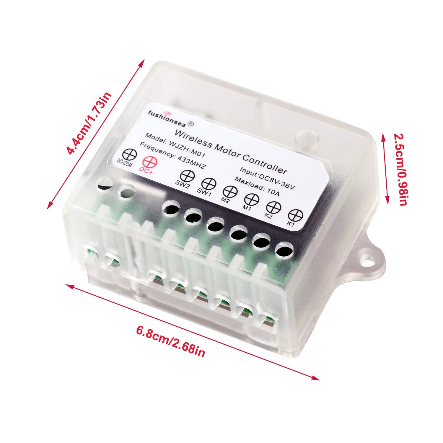 12-36 V DC Motor Remote Control Switch For Retractable Door Curtain Electric Push Rod Linear Actuator Forward Reverse Receiver